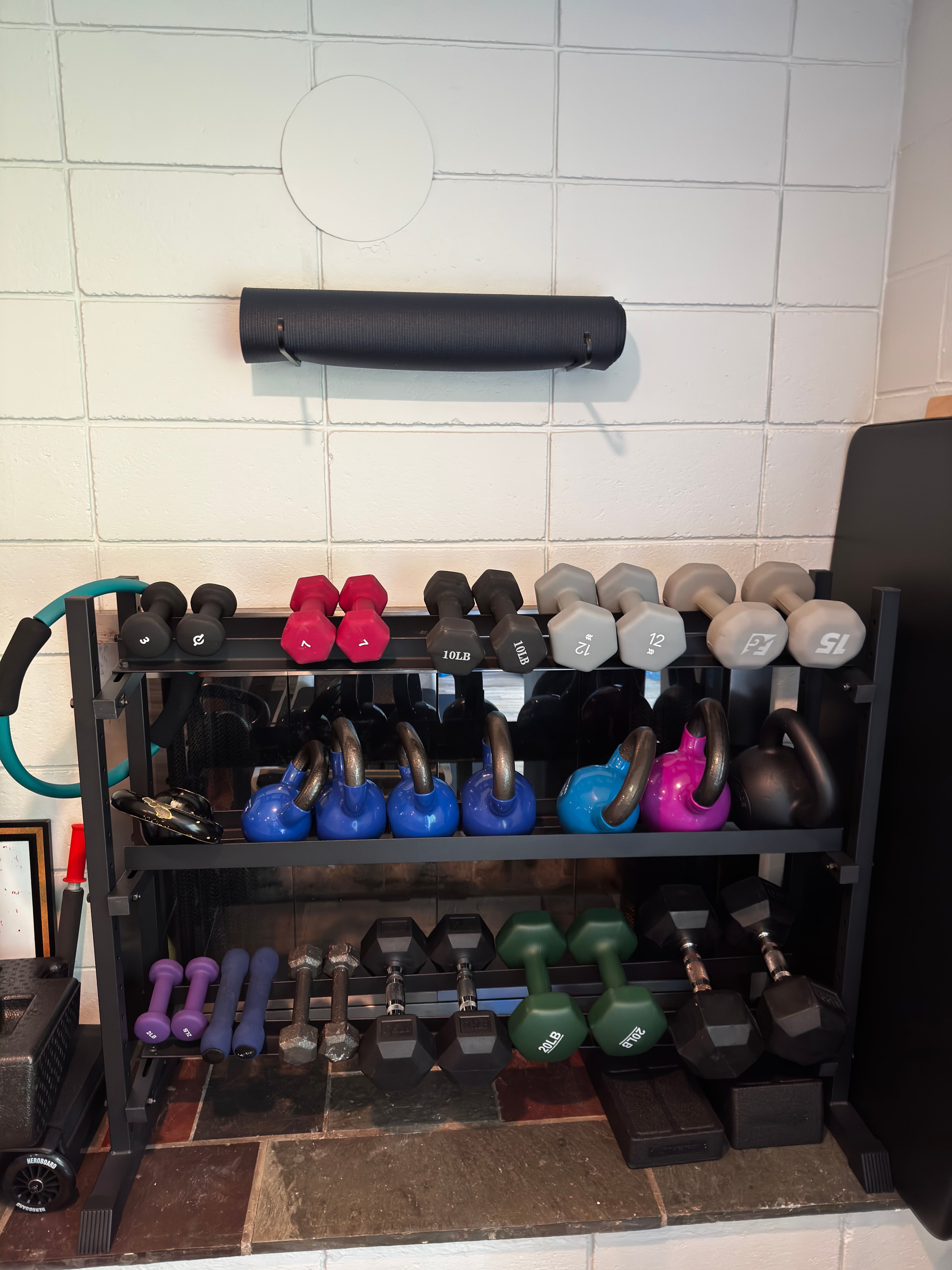 Dumbells and Kettlebells